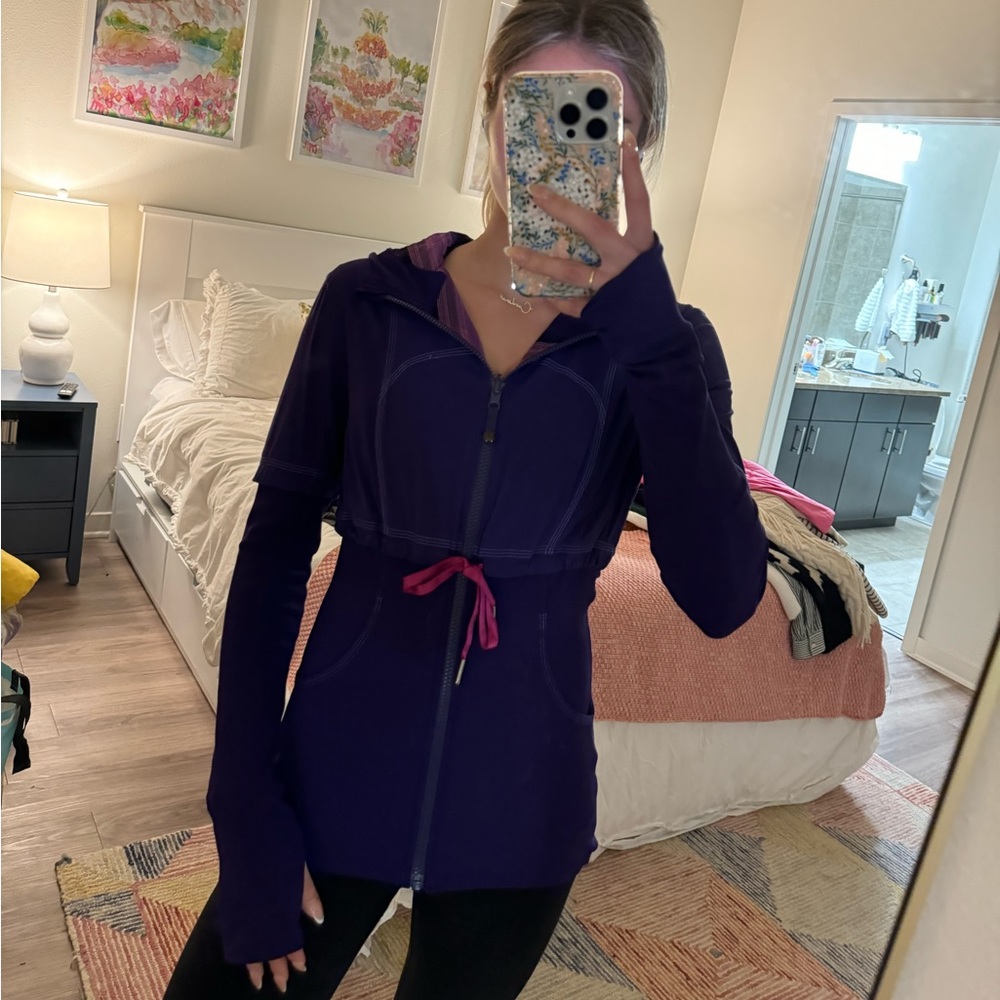 Reversible purple Lululemon define jacket